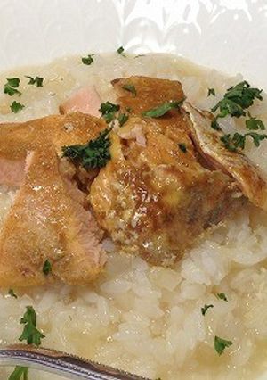 サラダサーモンのチーズリゾット-レシピのメイン写真