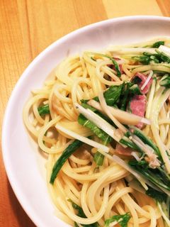 永谷園のお吸い物で和風パスタ☆-レシピのメイン写真