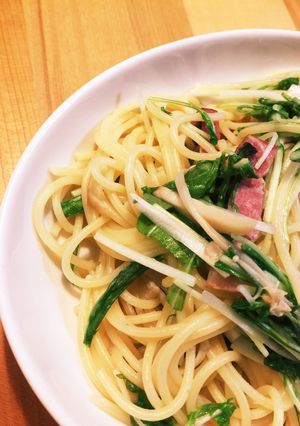 永谷園のお吸い物で和風パスタ☆-レシピのメイン写真