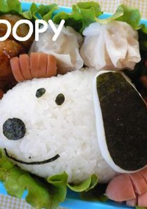 *Happyキャラ弁*スヌーピー-レシピのメイン写真