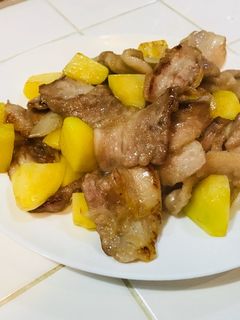 豚バラとジャガイモの中華炒め-レシピのメイン写真