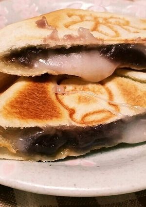 あつあつとろ～り赤福ホットサンド-レシピのメイン写真