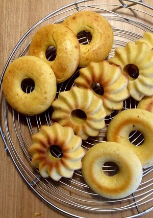 ヘルシー焼きドーナツ 離乳食おやつにも-レシピのメイン写真