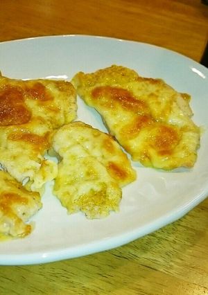 鶏ムネ肉のチーズ焼き(カレー風味)-レシピのメイン写真