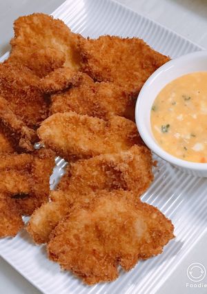 衣つけ簡単！鶏胸肉でやわらか♡チキンカツ-レシピのメイン写真