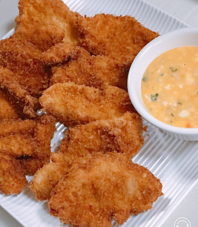 衣つけ簡単！鶏胸肉でやわらか♡チキンカツ-レシピのメイン写真
