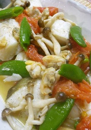 簡単、食べやすい！たらのアクアパッツァ風-レシピのメイン写真