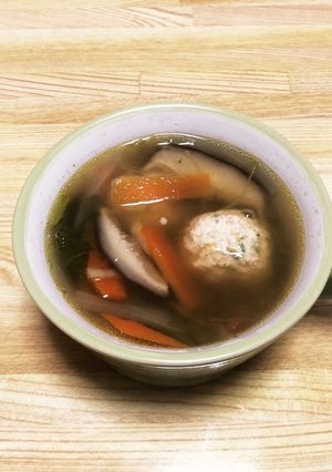 鶏団子のスープ-レシピのメイン写真