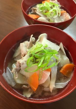 具だくさん！豚バラ豚汁-レシピのメイン写真