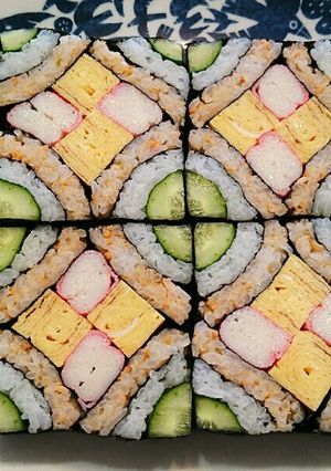 【飾り巻き寿司】四海巻き-レシピのメイン写真