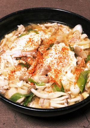 男の煮込みうどん-レシピのメイン写真