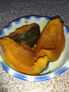 めんつゆで、かぼちゃの煮物(覚書)-レシピのメイン写真