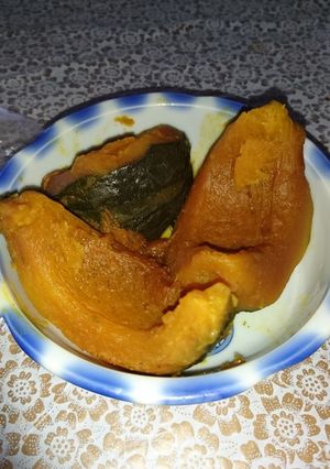めんつゆで、かぼちゃの煮物(覚書)-レシピのメイン写真