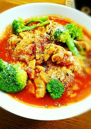 チキンのトマト煮込み-レシピのメイン写真
