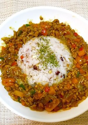 野菜たっぷりキーマカレー-レシピのメイン写真