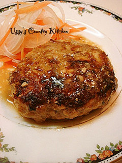 【中華風】豚ひき肉ハンバーグ-レシピのメイン写真