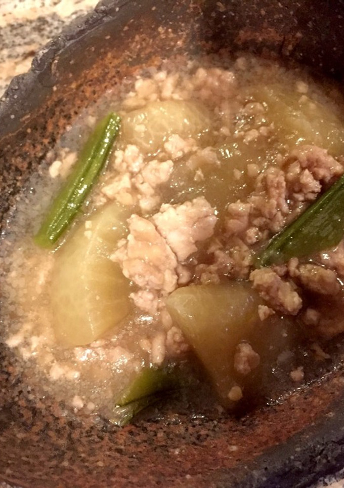 大根のそぼろあんかけ　☆☆-レシピのメイン写真