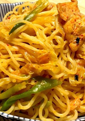 やみつき！塩キムチ焼きそば-レシピのメイン写真