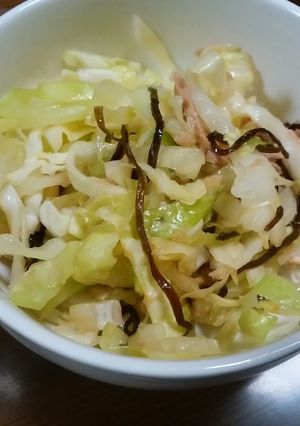 ツナと塩昆布で！私の10分無限キャベツ-レシピのメイン写真