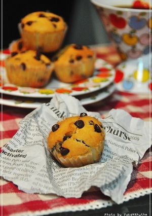 がっつりチョコ入り♥チョコチップマフィン-レシピのメイン写真