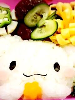 簡単キャラ弁☆シナモロール-レシピのメイン写真