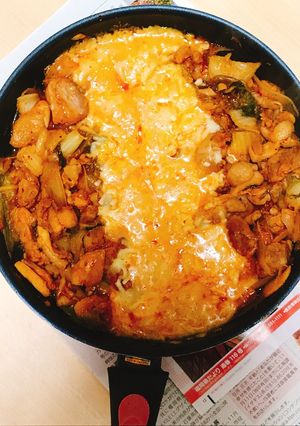 混ぜて炒めるだけ！簡単チーズタッカルビ！-レシピのメイン写真