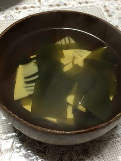たけのこのお吸い物-レシピのメイン写真