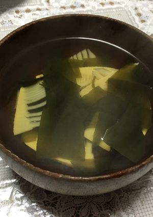 たけのこのお吸い物-レシピのメイン写真