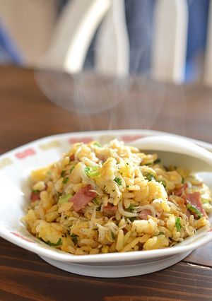 昔懐かしいネギとじゃこの焼き飯-レシピのメイン写真