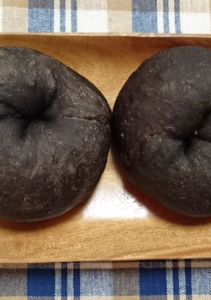 ブラックココアベーグル-レシピのメイン写真