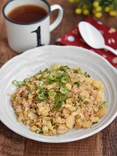 昔懐かしい明太子としらすの焼き飯-レシピのメイン写真