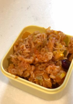 【簡単！】ポークケチャップ 弁当 ランチ-レシピのメイン写真