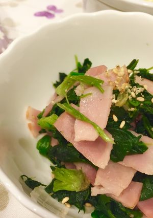 お弁当に。1分で ほうれん草バター炒め。-レシピのメイン写真