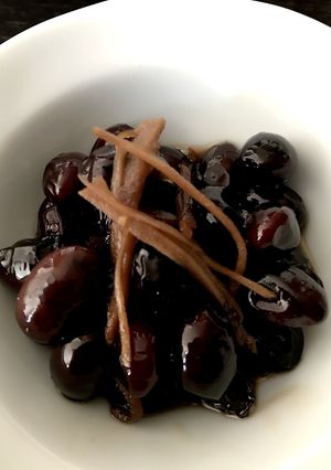 ♡黒豆の黒蜜煮♡奥深いお味〜〜!!-レシピのメイン写真