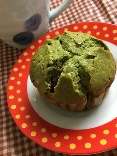 チョコ&クルミたっぷり濃い抹茶マフィン-レシピのメイン写真