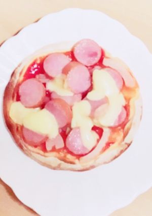 簡単家にあるもので小さなピザ❁-レシピのメイン写真
