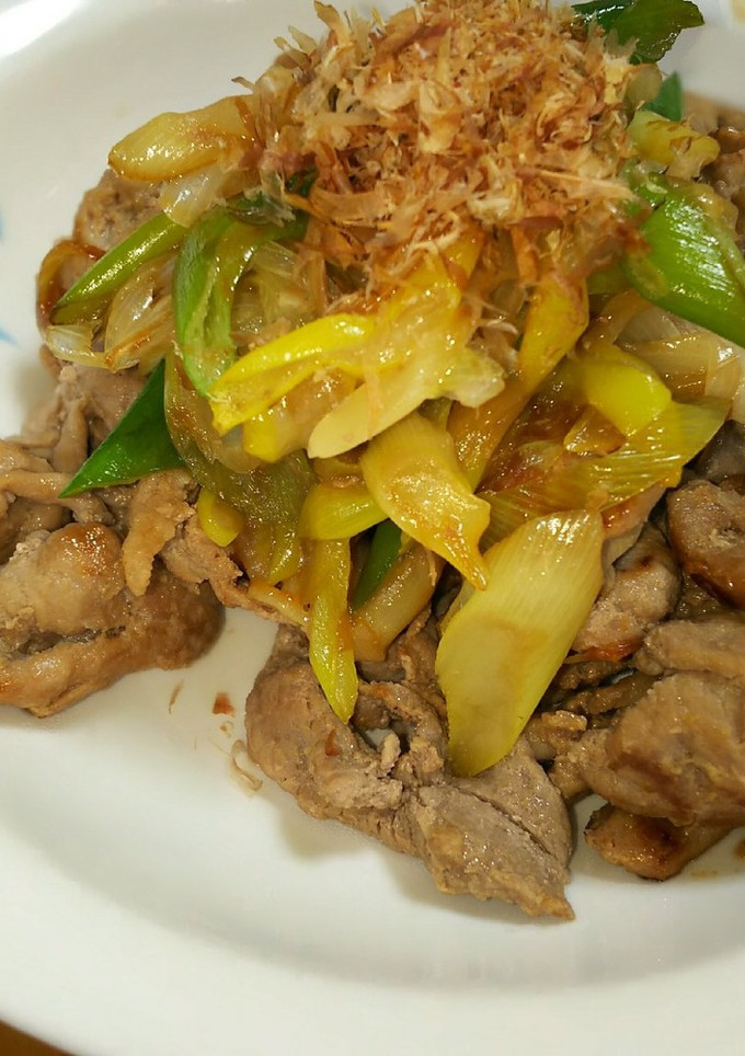 簡単☆豚肉のねぎのっけ焼き-レシピのメイン写真