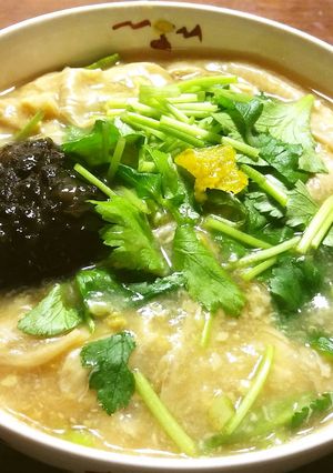 湯葉入りかきたまうどん-レシピのメイン写真