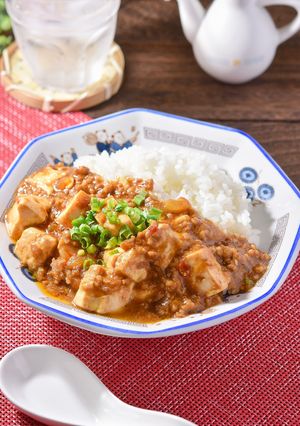 電子レンジ麻婆丼-レシピのメイン写真