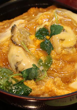 牡蠣の玉子とじ丼-レシピのメイン写真