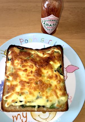 ♬残ったおひたしでチーズトースト♬-レシピのメイン写真