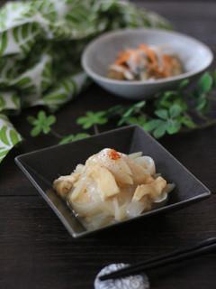 新玉ねぎと油揚げの白みそ煮-レシピのメイン写真