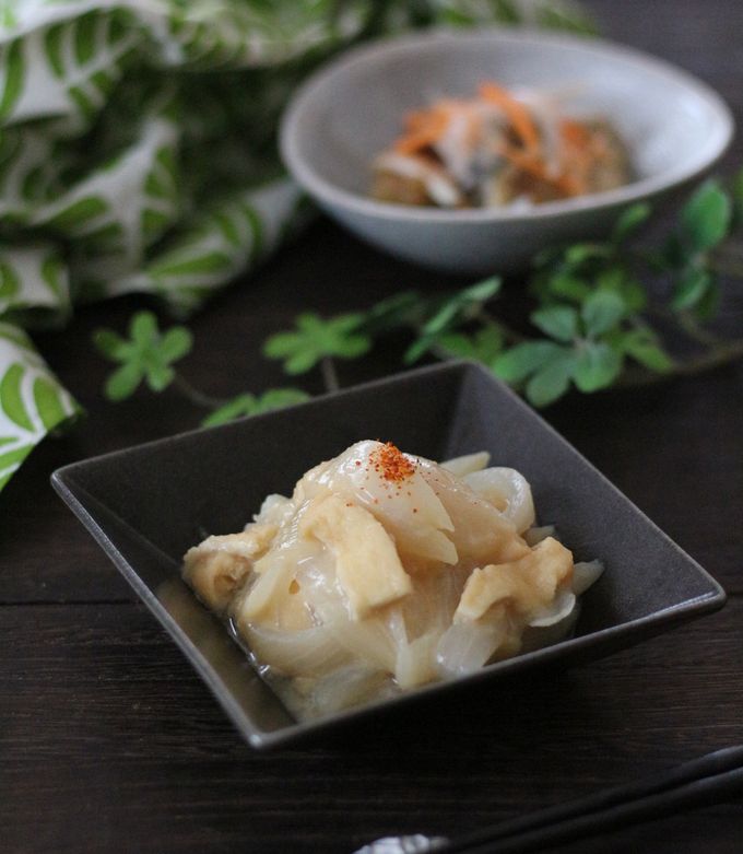 新玉ねぎと油揚げの白みそ煮 by まろんかふぇ 【クックパッド】 簡単