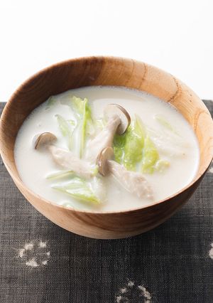 豆乳スープ-レシピのメイン写真