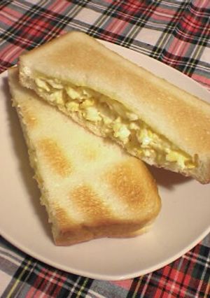 レンジde手抜きタマゴサンドチン♪-レシピのメイン写真