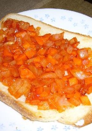 ケチャ炒めトースト-レシピのメイン写真