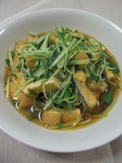 水菜と油揚げの炊いたん☆-レシピのメイン写真