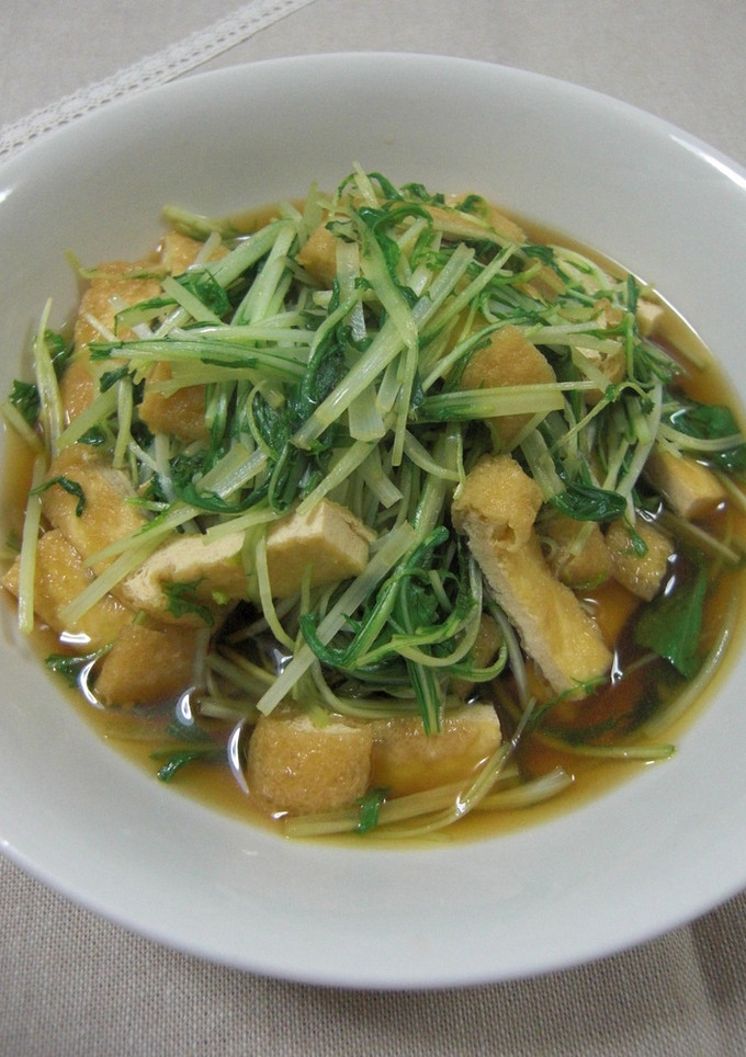 水菜と油揚げの炊いたん☆-レシピのメイン写真