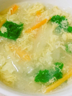 ヤーコンかき玉スープ-レシピのメイン写真