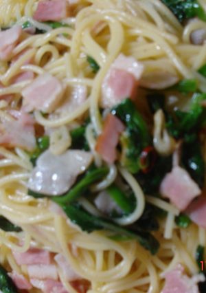 ベーコンとほうれん草deポパイなパスタ-レシピのメイン写真